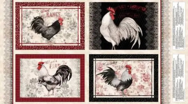Proud Rooster 24" Placemat Panel