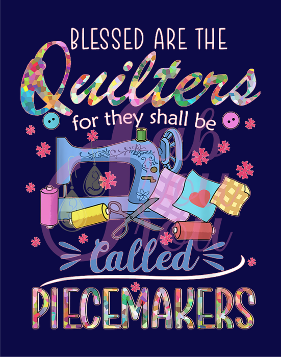 Blessed Are The Quilters Magnet