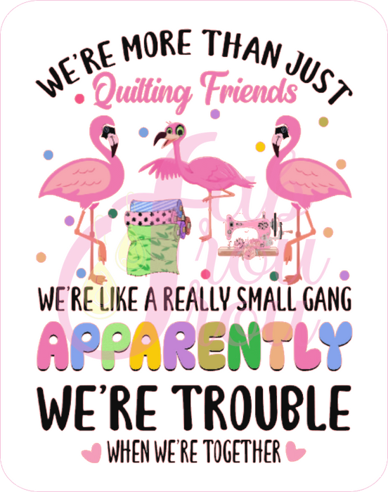 Apparently Trouble Flamingo Magnet