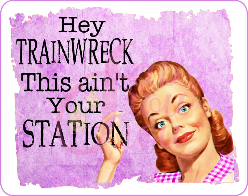 Hey Trainwreck This Ain't Your Station Magnet