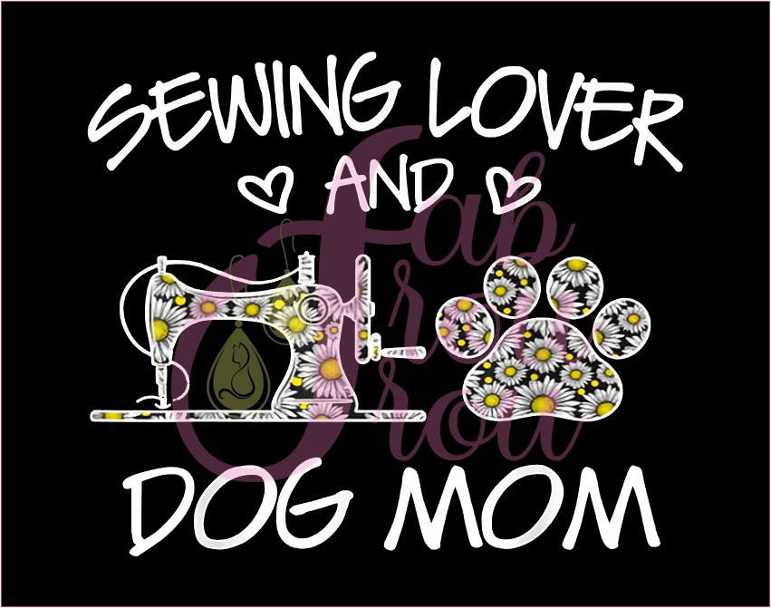 Sewing Lover and Dog Mom Magnet